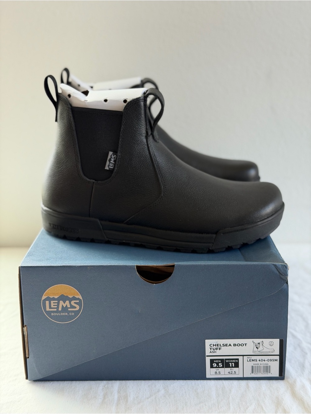 Lems Chelsea Boot Tuff in Ash, Size 9.5 Men / 11 Women - Picture 2 of 9